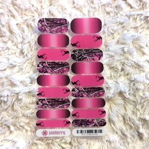 Jamberry Muddy Girl Pink Nail Wrap